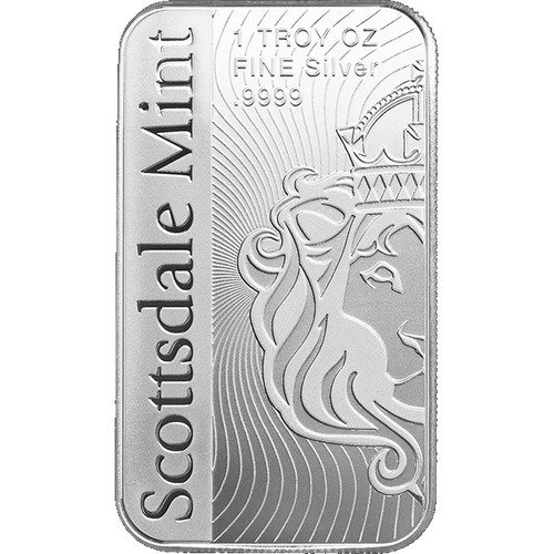 Scottsdale Mint 1 oz silver bar